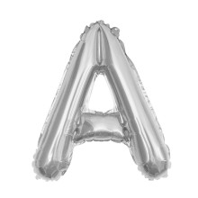 16 inch Letter A - Silver Balloons