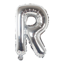 16 inch Letter R - Silver Balloons