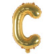 16 inch Letter C - Gold Balloons