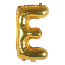 16 inch Letter E - Gold Balloons