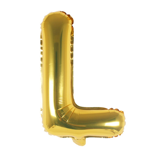 16 inch Letter L - Gold Balloons