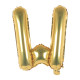 16 inch Letter W - Gold Balloons