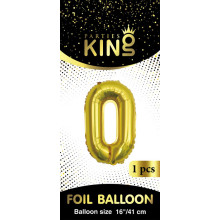 16 inch Letter O - Gold Balloons
