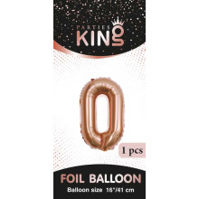 16 inch Letter O - Rose Gold Balloons