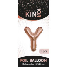 16 inch Letter Y - Rose Gold Balloons