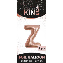 16 inch Letter Z - Rose Gold Balloons