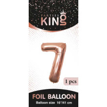 16 inch Number 7 - Rose Gold Balloons