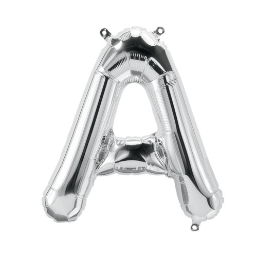بالون فويل فضي كبير حرف A - مقاس 34 إنش بالون فويل فضي كبير حرف A - مقاس 34 إنش