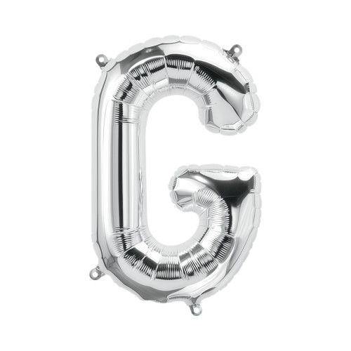 بالون فويل فضي كبير حرف G - مقاس 34 إنش بالون فويل فضي كبير حرف G - مقاس 34 إنش