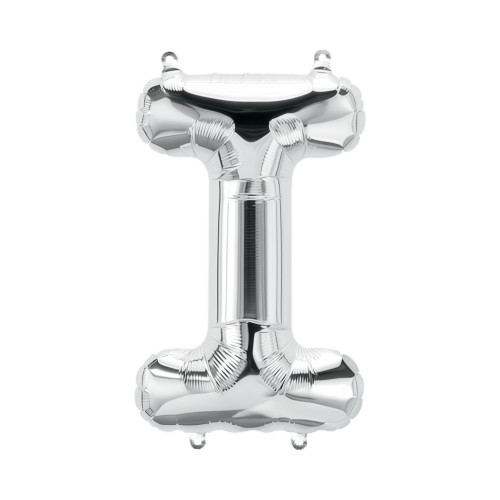 بالون فويل فضي كبير حرف I - مقاس 34 إنش بالون فويل فضي كبير حرف I - مقاس 34 إنش