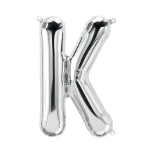 بالون فويل فضي كبير حرف K - مقاس 34 إنش