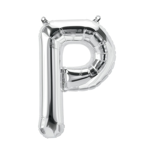 بالون فويل فضي كبير حرف P - مقاس 34 إنش