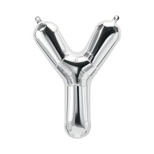 بالون فويل فضي كبير حرف Y - مقاس 34 إنش بالون فويل فضي كبير حرف Y - مقاس 34 إنش
