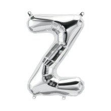 بالون فويل فضي كبير حرف Z - مقاس 34 إنش بالون فويل فضي كبير حرف Z - مقاس 34 إنش