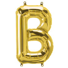 34 inch Gold Letter "B" Foil Balloon