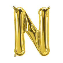 بالون فويل ذهبي كبير حرف N - مقاس 34 إنش