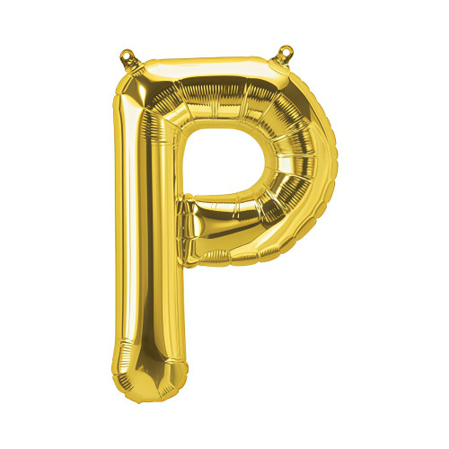 بالون فويل ذهبي كبير حرف P - مقاس 34 إنش