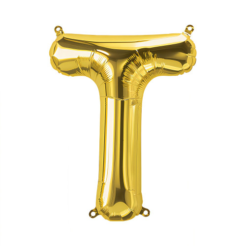 بالون فويل ذهبي كبير حرف T - مقاس 34 إنش