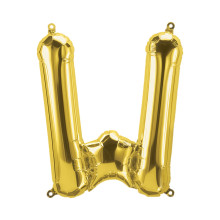 بالون فويل ذهبي كبير حرف W - مقاس 34 إنش بالون فويل ذهبي كبير حرف W - مقاس 34 إنش