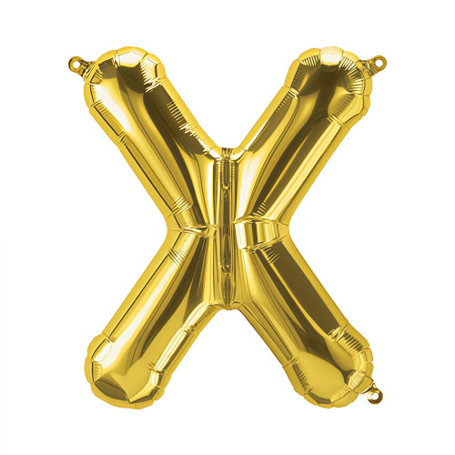 بالون فويل ذهبي كبير حرف X - مقاس 34 إنش
