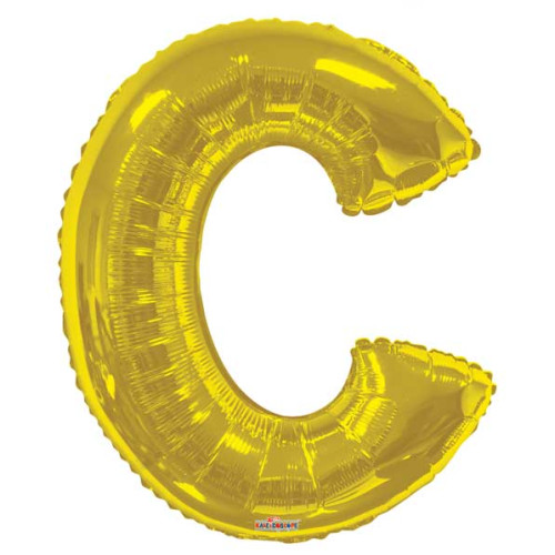 34 Inch Large Gold Letter C Foil Balloons 34 Inch Large Gold Letter C Foil Balloons