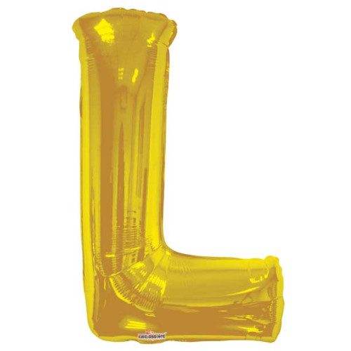 34 Inch Large Gold Letter L Foil Balloons 34 Inch Large Gold Letter L Foil Balloons
