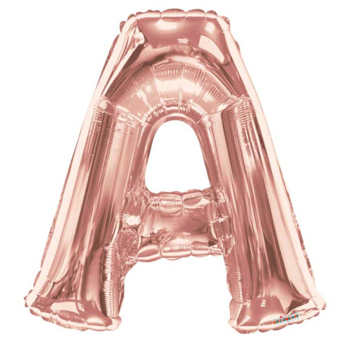 34 Inch Large Rose Gold Letter A Foil Balloons 34 Inch Large Rose Gold Letter A Foil Balloons