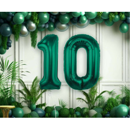 بالونات ارقام اخضر كبير