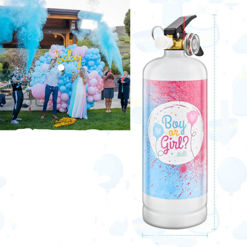 طفاية تحديد جنس المولود مقاس جامبو - سماوي