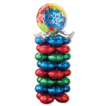 72 inch Magic Arch Column B-Day Blitz Balloon balloon 72 inch Magic Arch Column B-Day Blitz Balloon balloon