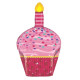 35 inch Birthday Sparkles Cupcake balloon