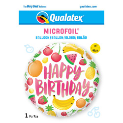 18 inch Birthday Fruits balloon
