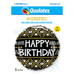 18 inch Birthday Mud Cloth Print balloon