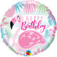 18 inch Birthday Pink Flamingo balloon 18 inch Birthday Pink Flamingo balloon