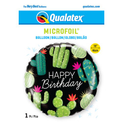 18 inch Birthday Cactuses balloon