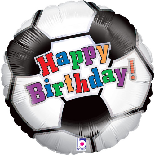 18 inch Soccer Ball Birthday balloon