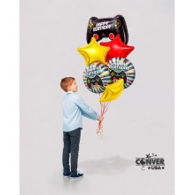 18 inch BIRTHDAY GAMMER balloons