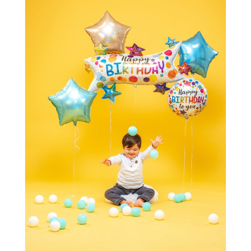 43 inch hday Banner Stars Foil balloon