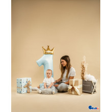 46 inch My 1st Birthday Prince balloon