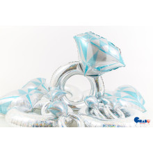 37 inch Platinum Wedding Ring foil balloon
