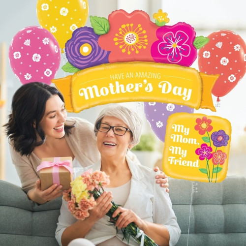 45 inch Amazing Mother's Day Banner Foil balloon