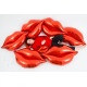 39 inch Glitter Lips Foil balloon