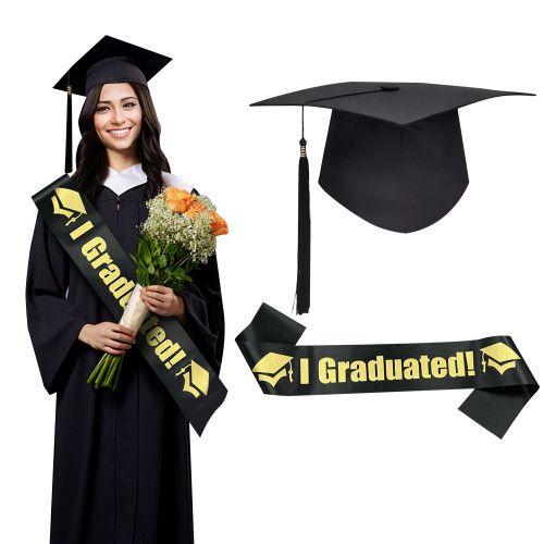 طقم تخرج طاقيه مع شال 
