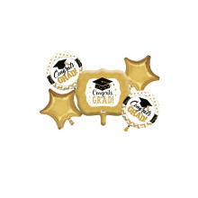 باقة بالون القبعات والنجوم