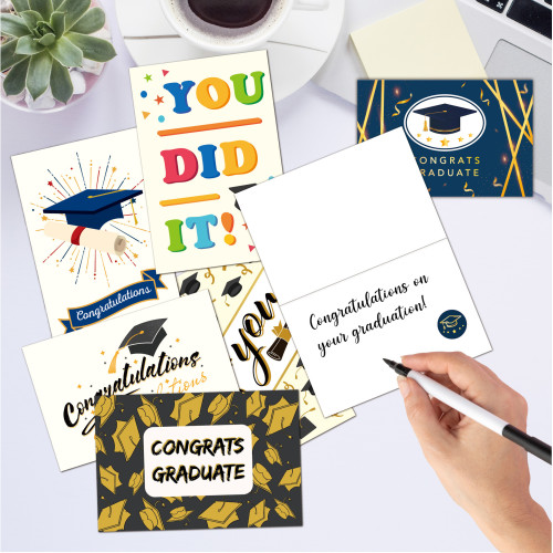 graduation season card blessing message Set - 12 cards - style 4