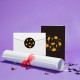 graduation season card blessing message Set (6 pcs cards,12 stickers, 6 envelop)