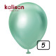 5 inch balloon chrome Green 100 pcs