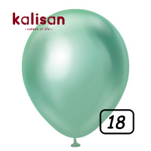 18 inch balloon chrome Green 25 pcs