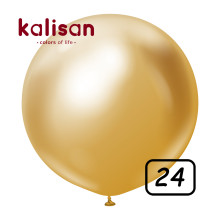 24 inch balloon chrome Gold 2 pcs