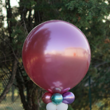 18 inch balloon chrome Pink 25 pcs